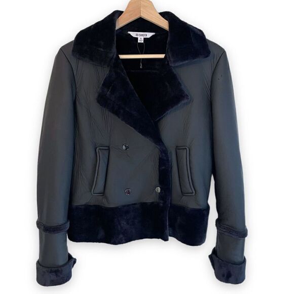 BB Dakota Shearling Bomber Jacket - Picture 1 of 11